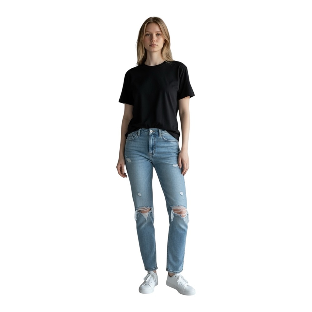 Denim & Supply Ralph Lauren Distressed Boyfriend Jean Western Americana